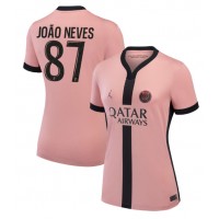 Paris Saint-Germain Joao Neves #87 3rd trikot Frauen 2024-25 Kurzarm